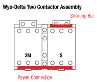 Wye-Delta Two Contacotr assembly