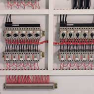 Multiple motor starter panels